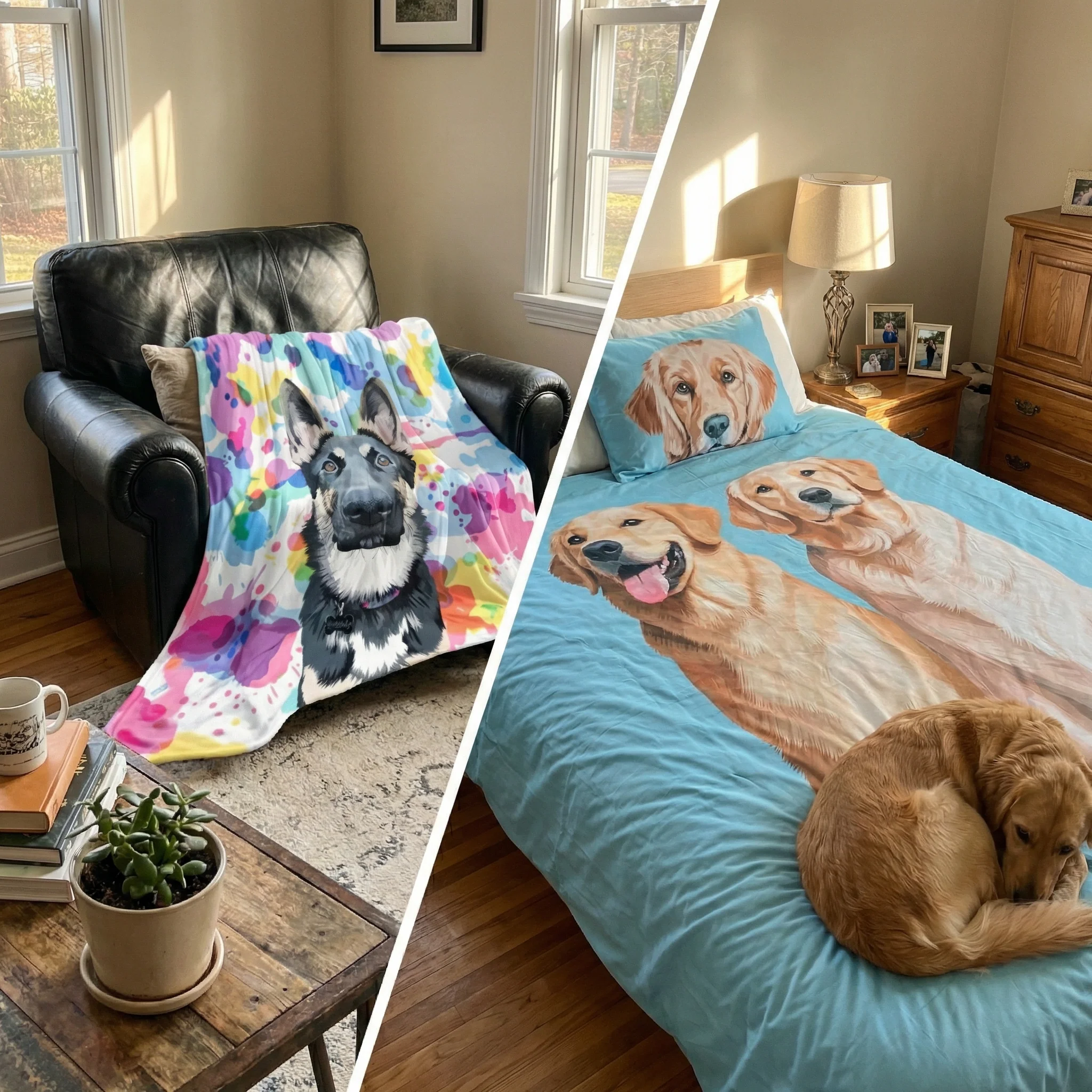 Cozy Comfort Collection: Dog Beds & Pet Blankets